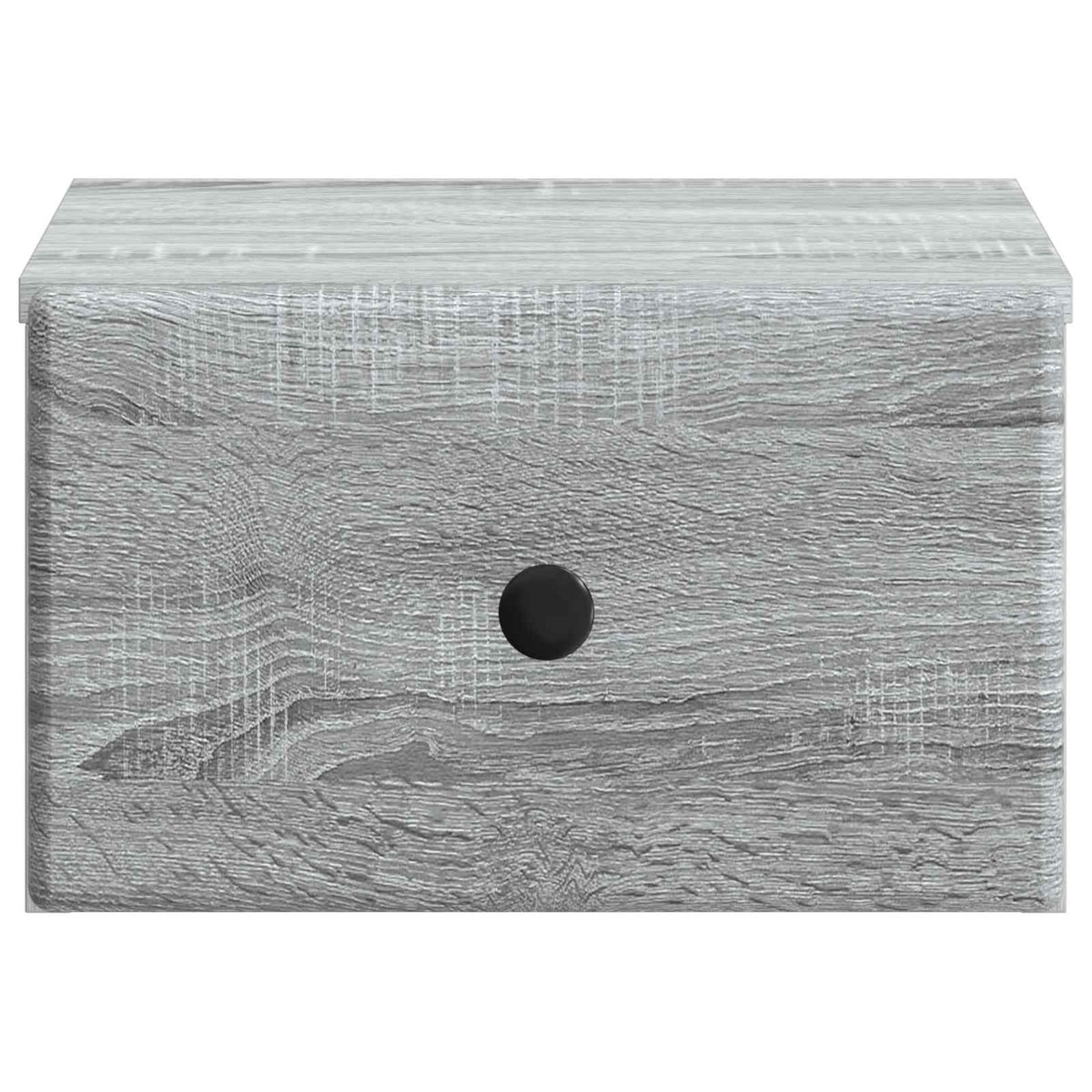 vidaXL Wall-Mounted Bedside Cabinet 2 pcs Grey Sonoma