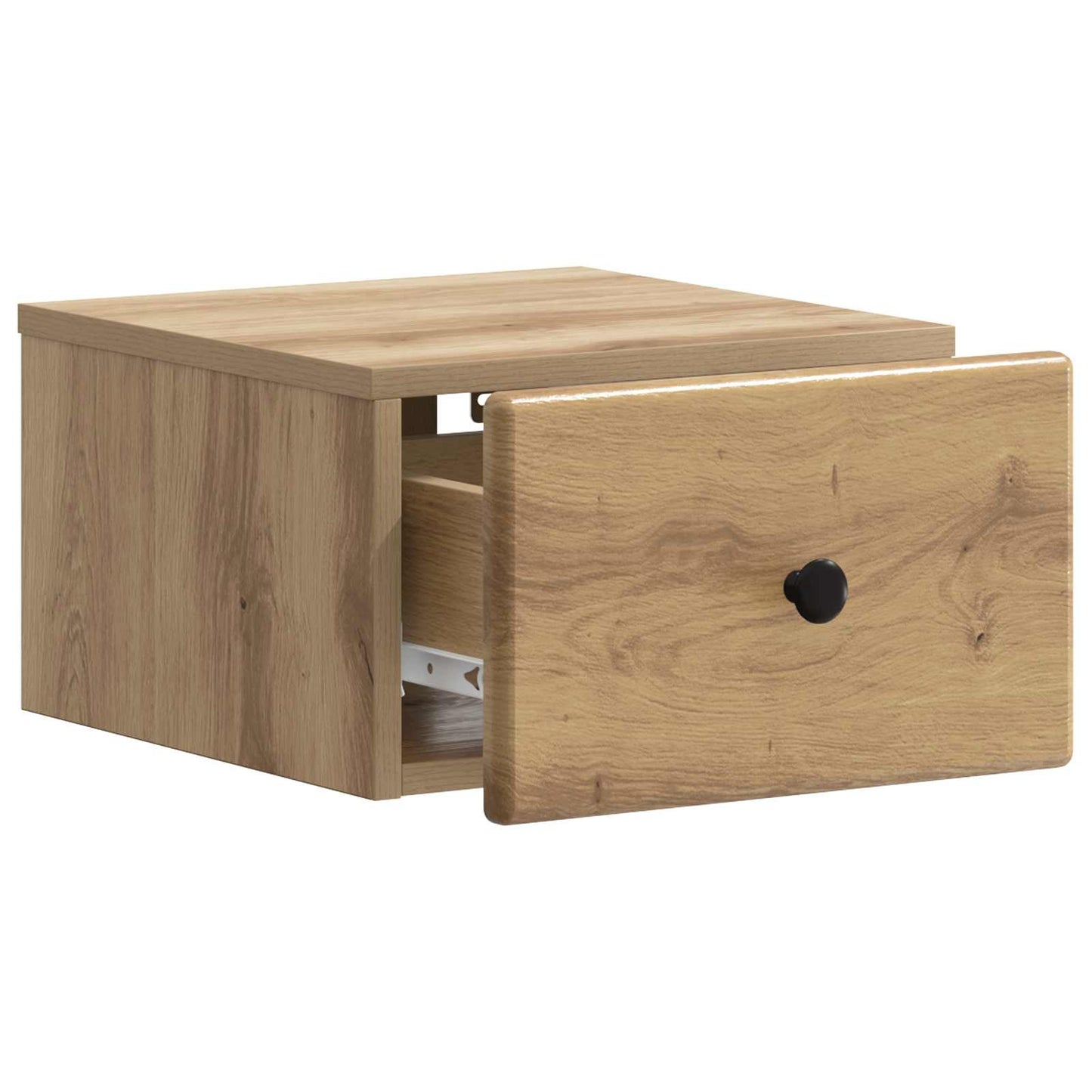 vidaXL Wall-Mounted Bedside Cabinet 2 pcs Artisan Oak