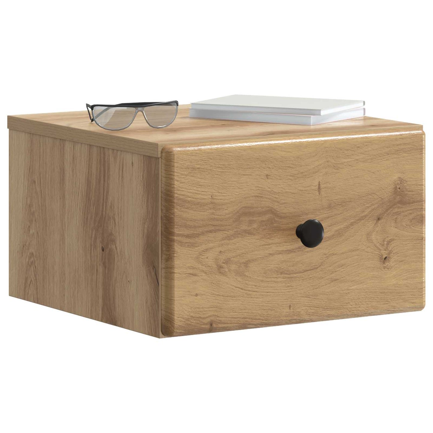 vidaXL Wall-Mounted Bedside Cabinet 2 pcs Artisan Oak