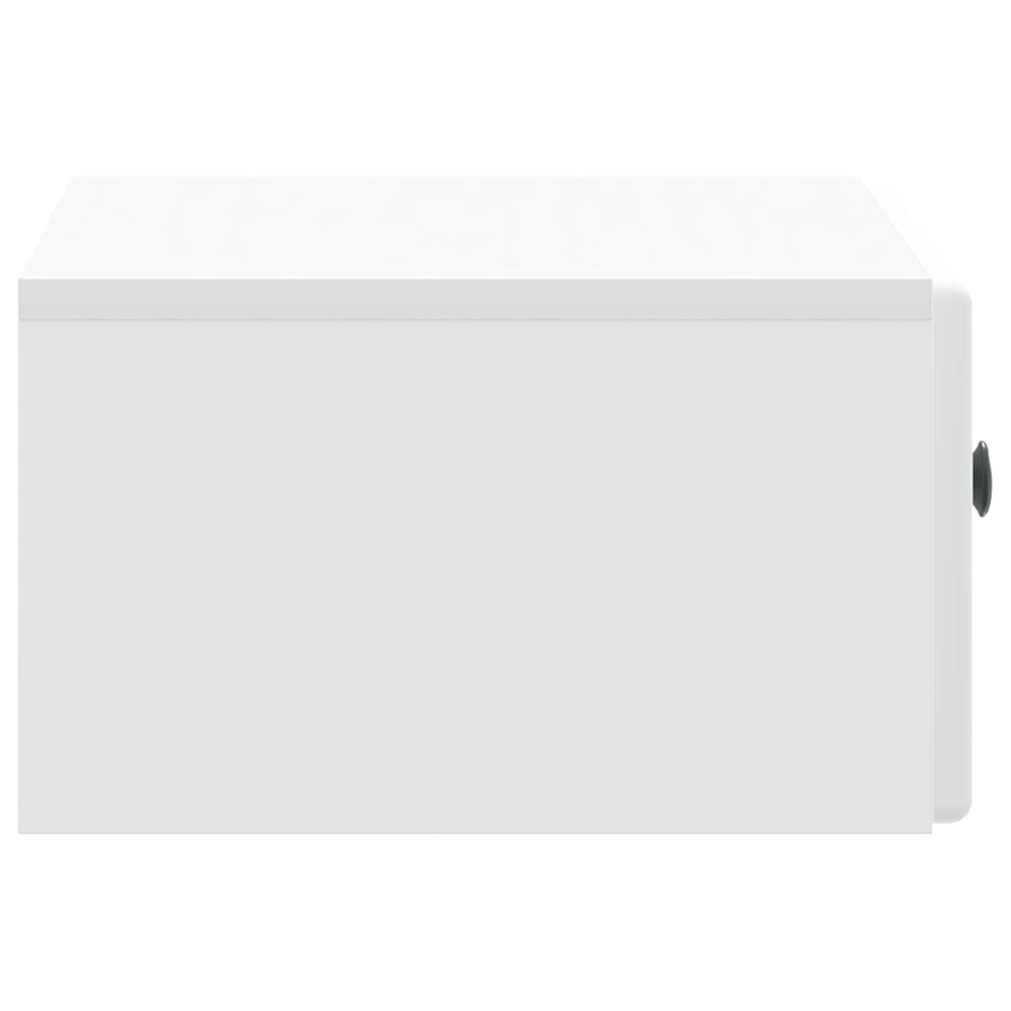 vidaXL Wall-Mounted Bedside Cabinet White 49 x 34.5 x 20 cm