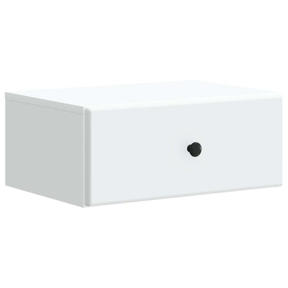 vidaXL Wall-Mounted Bedside Cabinet 2 pcs White 49 x 34.5 x 20 cm
