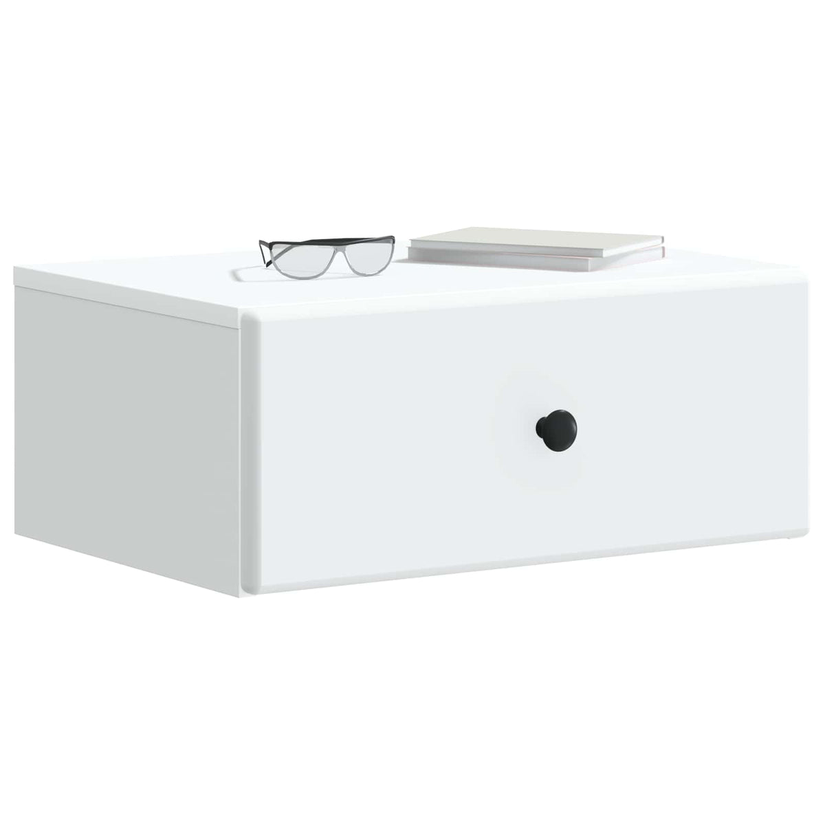 vidaXL Wall-Mounted Bedside Cabinet 2 pcs White 49 x 34.5 x 20 cm