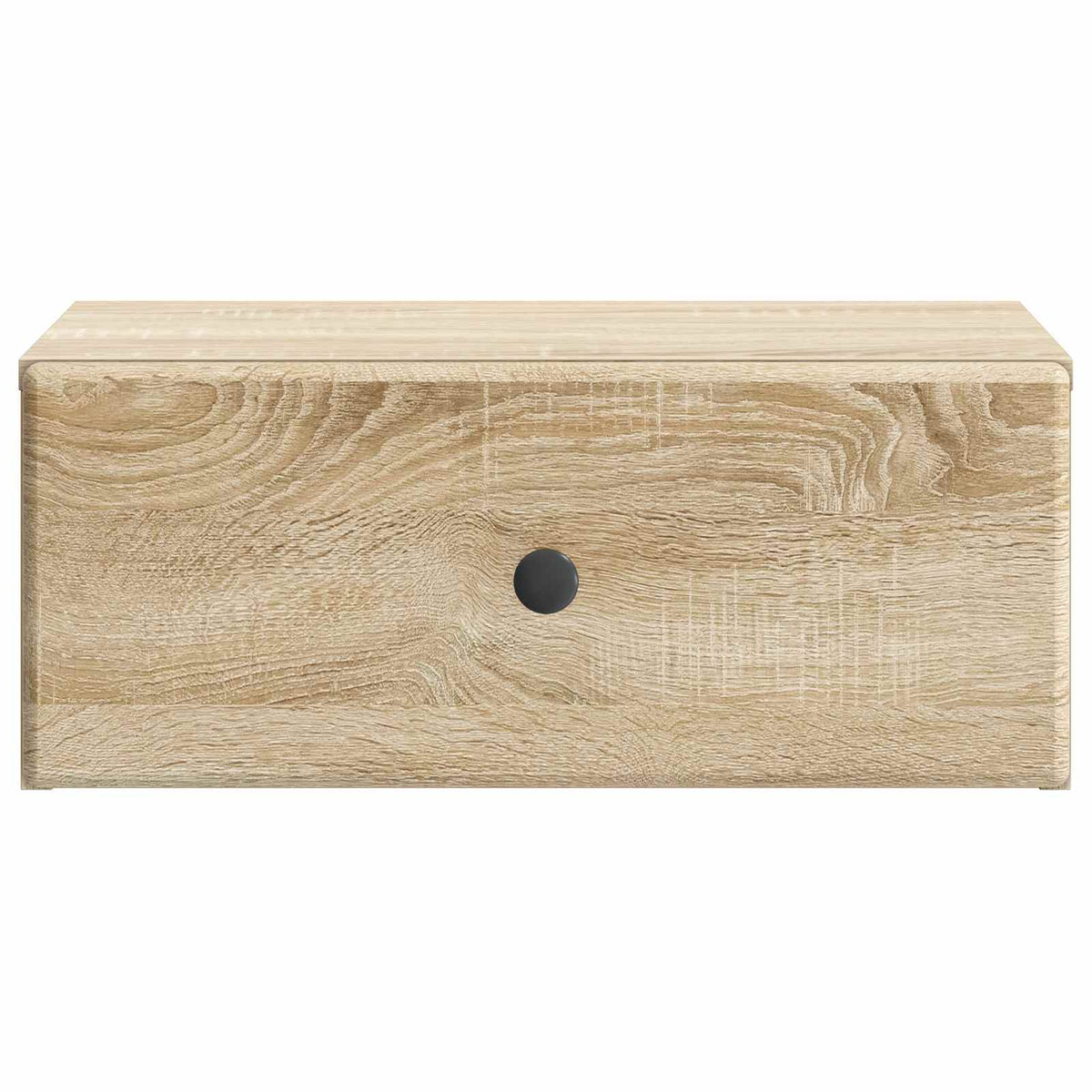 vidaXL Wall-Mounted Bedside Cabinet Sonoma Oak 49 x 34.5 x 20 cm