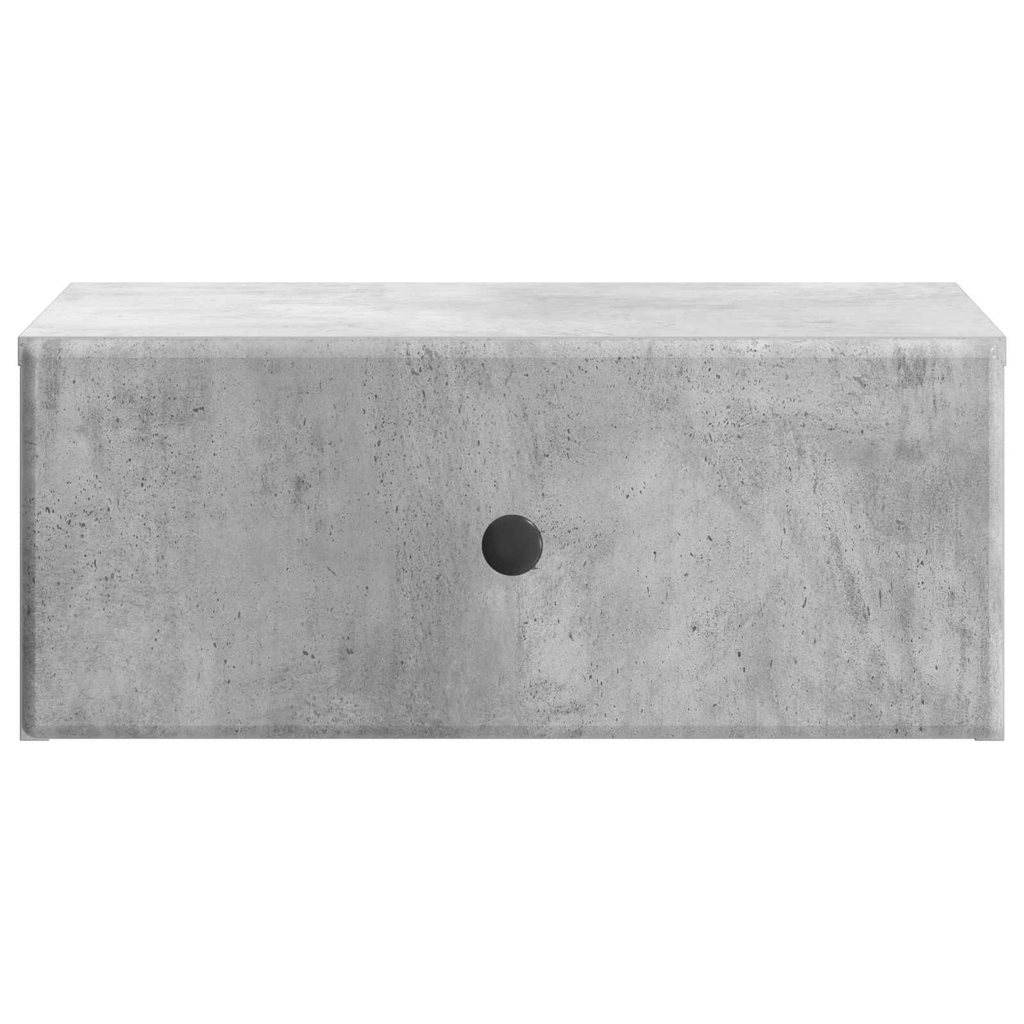 vidaXL Wall-Mounted Bedside Cabinet Concrete Grey 49 x 34.5 x 20 cm