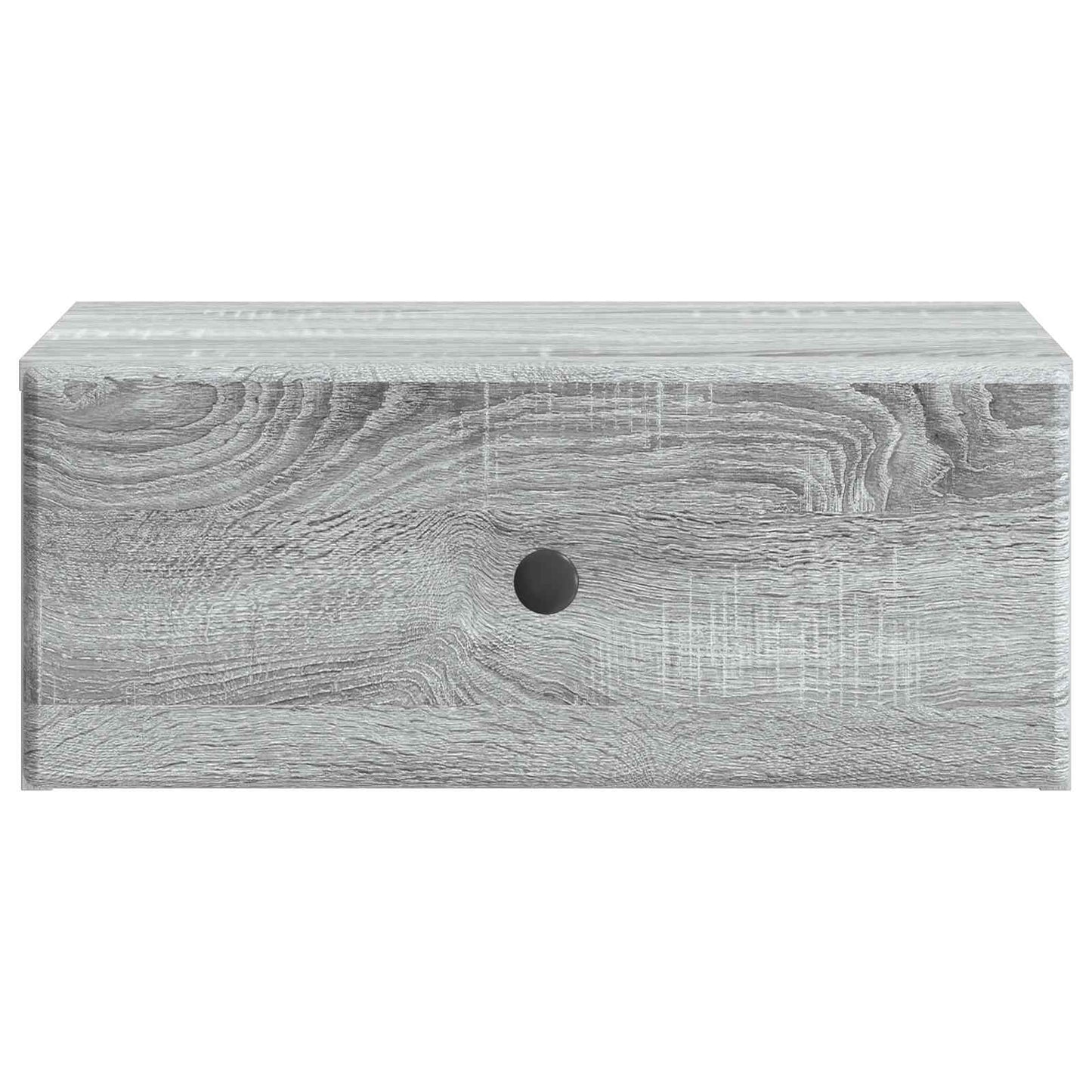 vidaXL Wall-Mounted Bedside Cabinet Grey Sonoma 49 x 34.5 x 20 cm