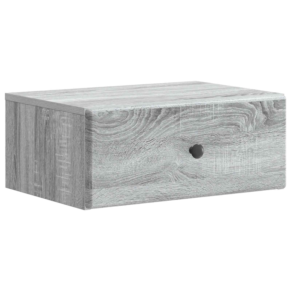 vidaXL Wall-Mounted Bedside Cabinet 2 pcs Grey Sonoma