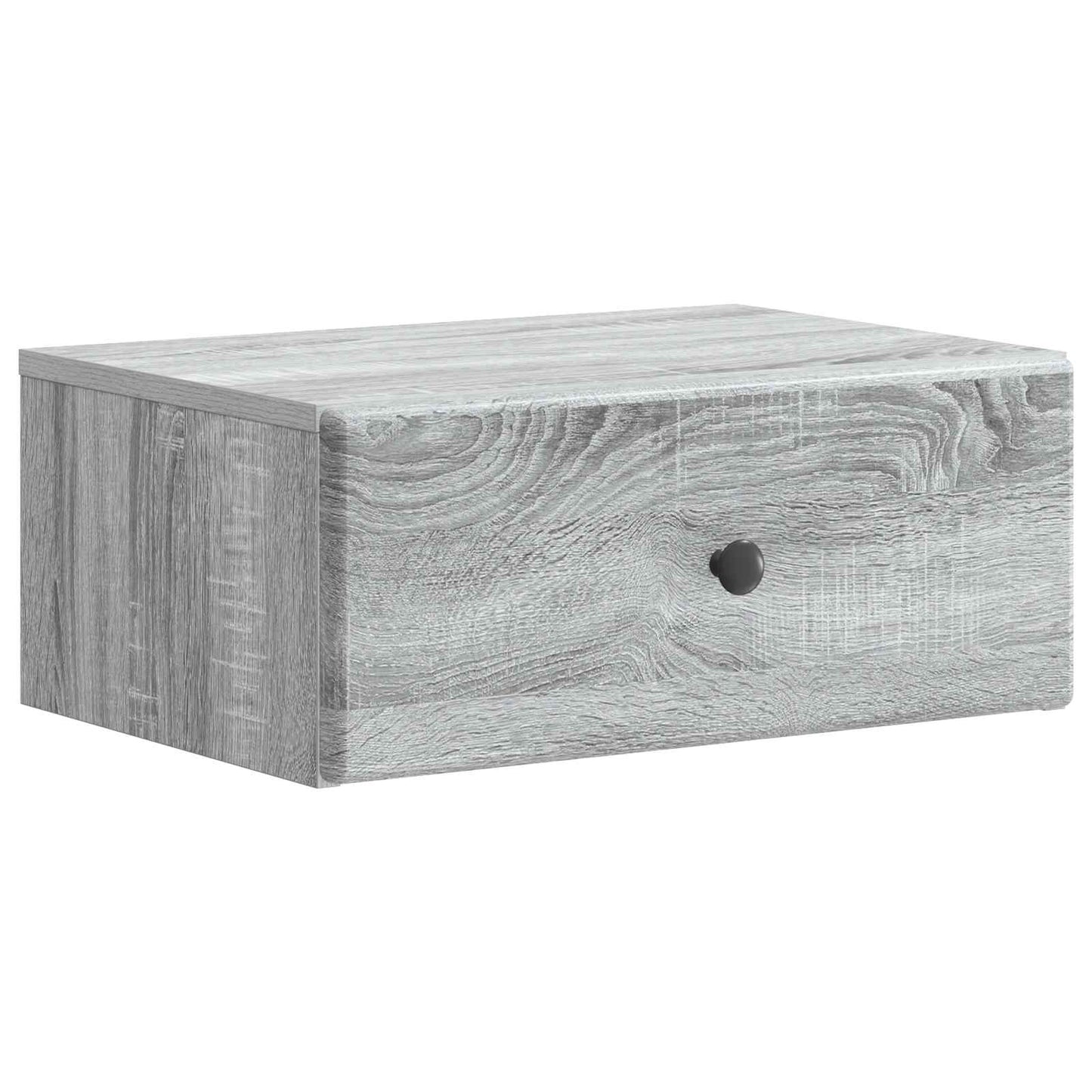 vidaXL Wall-Mounted Bedside Cabinet 2 pcs Grey Sonoma Engineered Wood