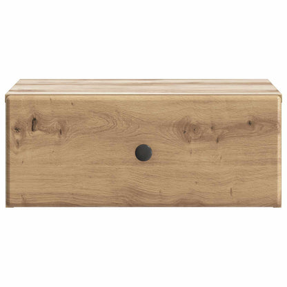 vidaXL Wall-Mounted Bedside Cabinet 2 pcs Artisan Oak