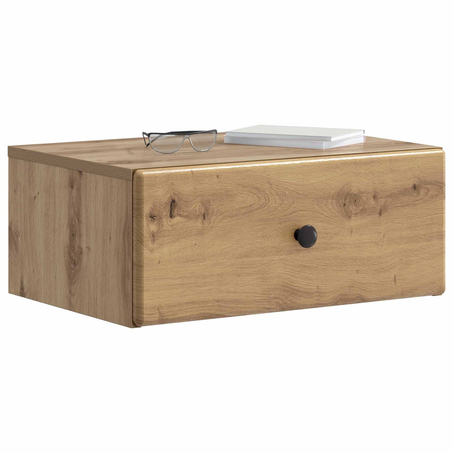vidaXL Wall-Mounted Bedside Cabinet 2 pcs Artisan Oak