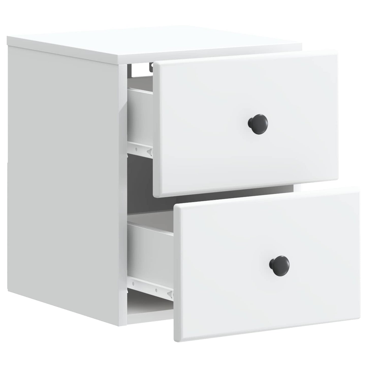 vidaXL Wall-Mounted Bedside Cabinet White 34.5 x 33 x 40 cm
