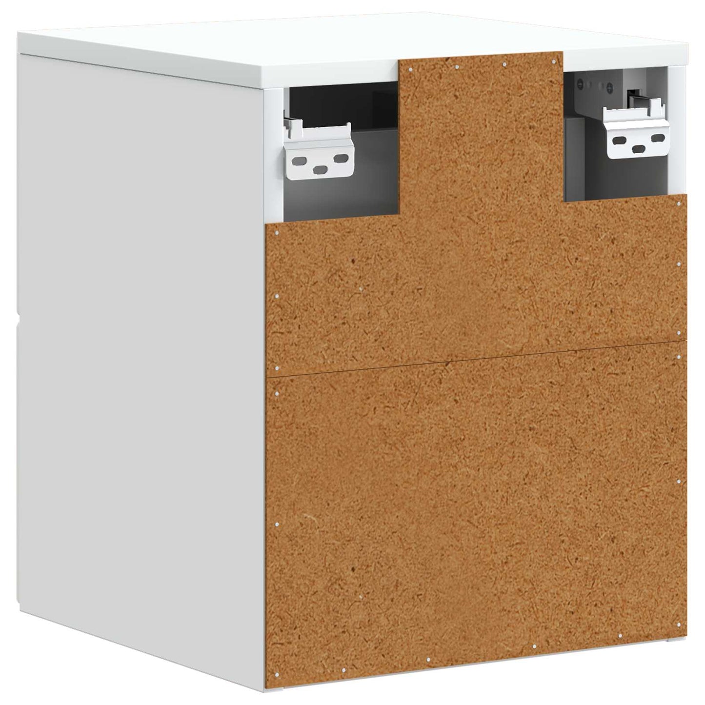 vidaXL Wall-Mounted Bedside Cabinet White 34.5 x 33 x 40 cm