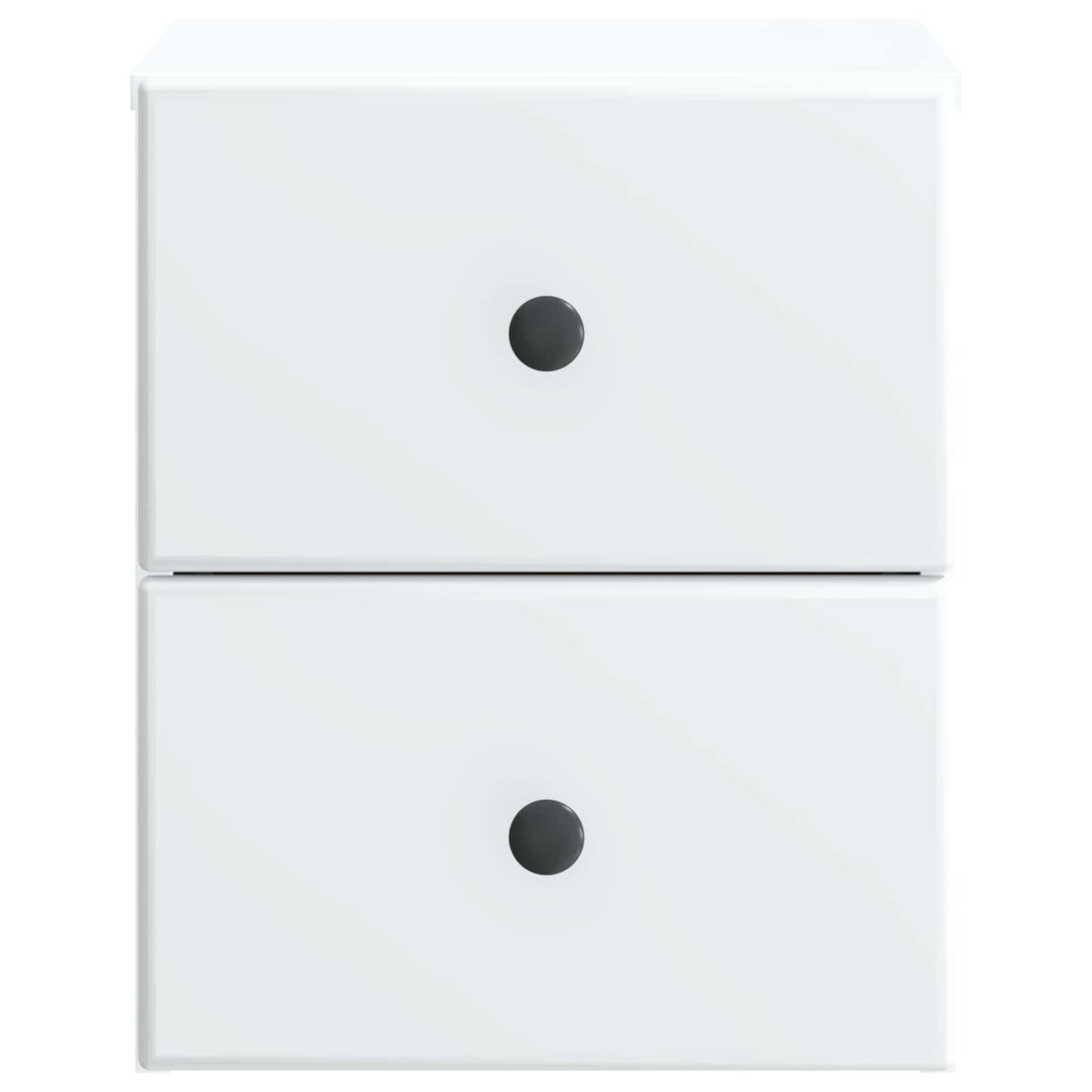 vidaXL Wall-Mounted Bedside Cabinet 2 pcs White 34.5 x 33 x 40 cm