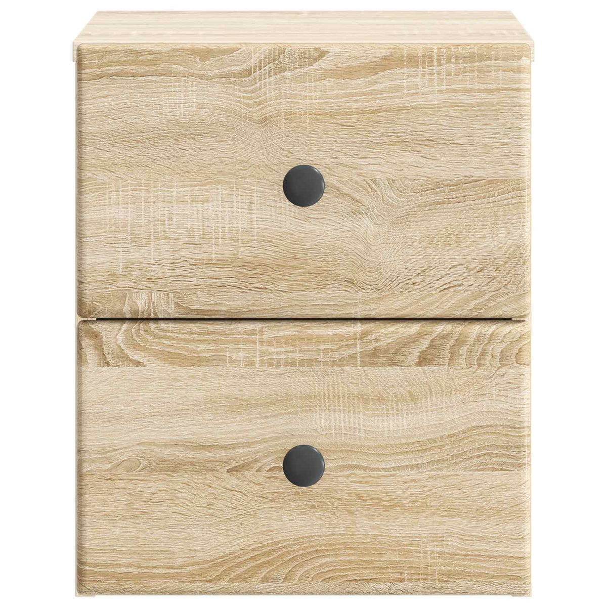 vidaXL Wall-Mounted Bedside Cabinet Sonoma Oak 34.5 x 33 x 40 cm