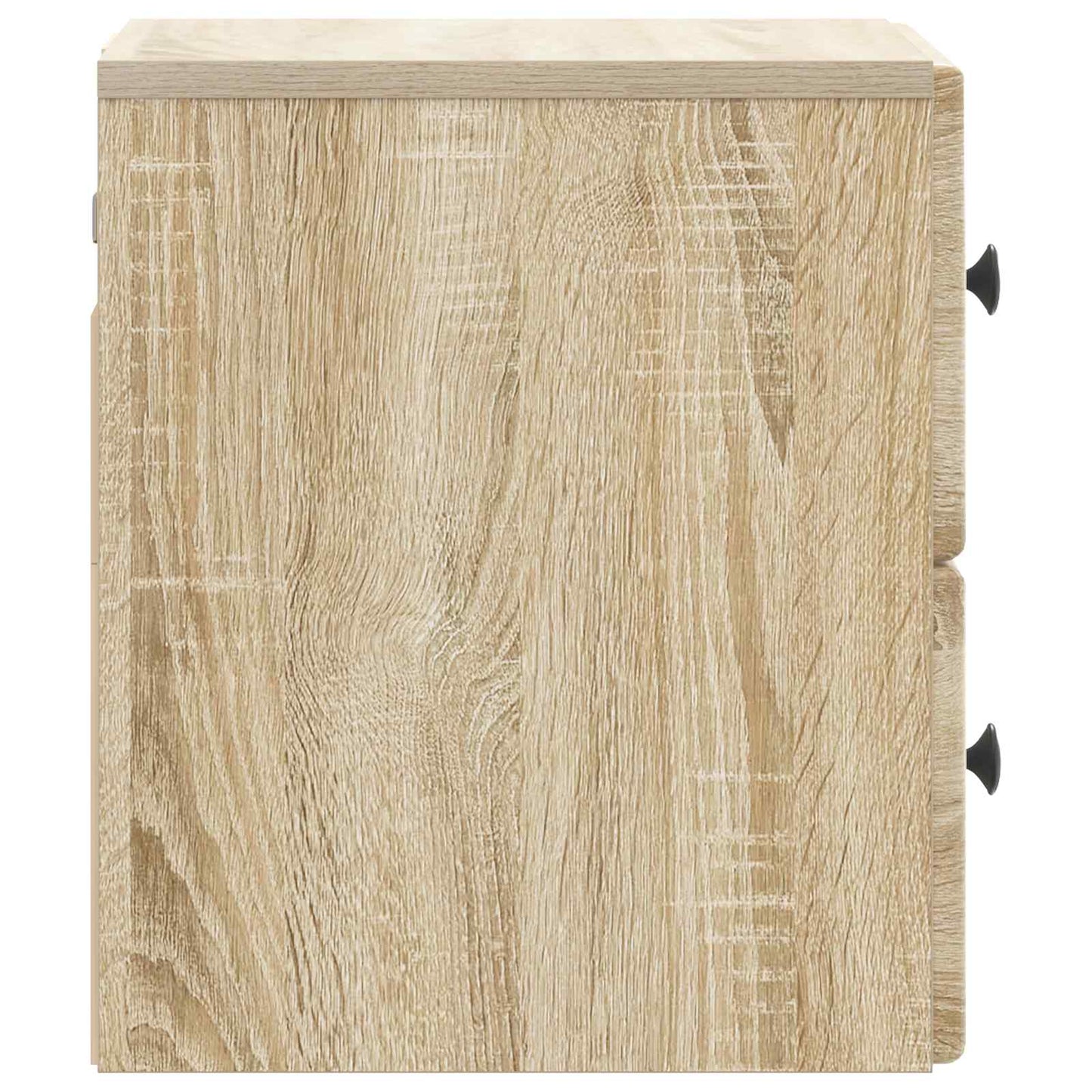 vidaXL Wall-Mounted Bedside Cabinet Sonoma Oak 34.5 x 33 x 40 cm