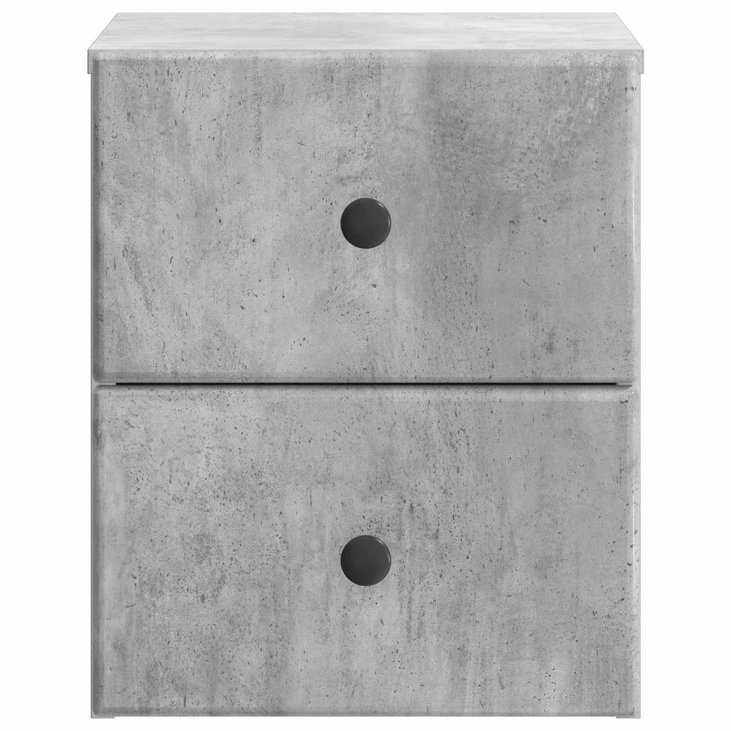 vidaXL Wall-Mounted Bedside Cabinet Concrete Grey 34.5 x 33 x 40 cm