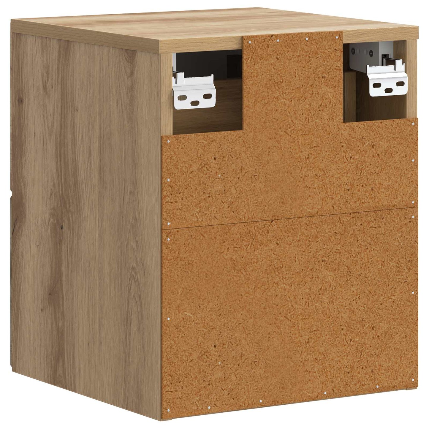 vidaXL Wall-Mounted Bedside Cabinet Artisan Oak 34.5 x 33 x 40 cm