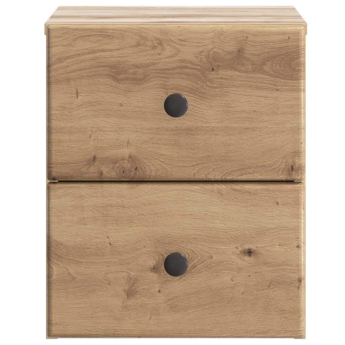 vidaXL Wall-Mounted Bedside Cabinet 2 pcs Artisan Oak