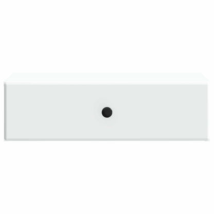 vidaXL Wall-Mounted Side Table White 59 x 34.5 x 17 cm Engineered Wood