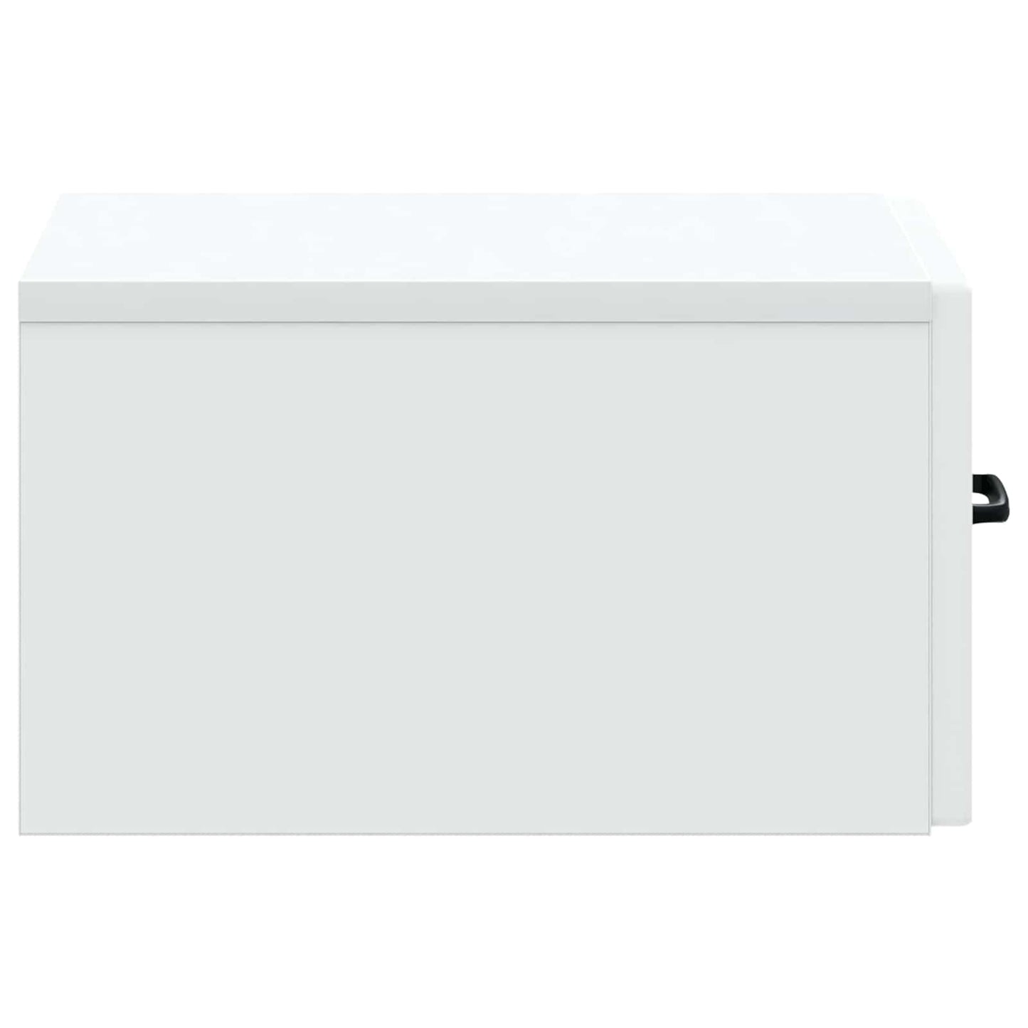 vidaXL Wall-Mounted Side Table White 59 x 34.5 x 17 cm Engineered Wood