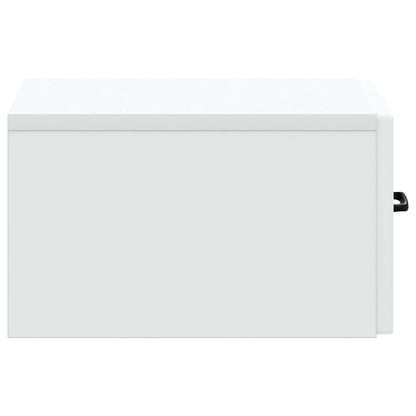 vidaXL Wall-Mounted Side Table White 59 x 34.5 x 17 cm Engineered Wood