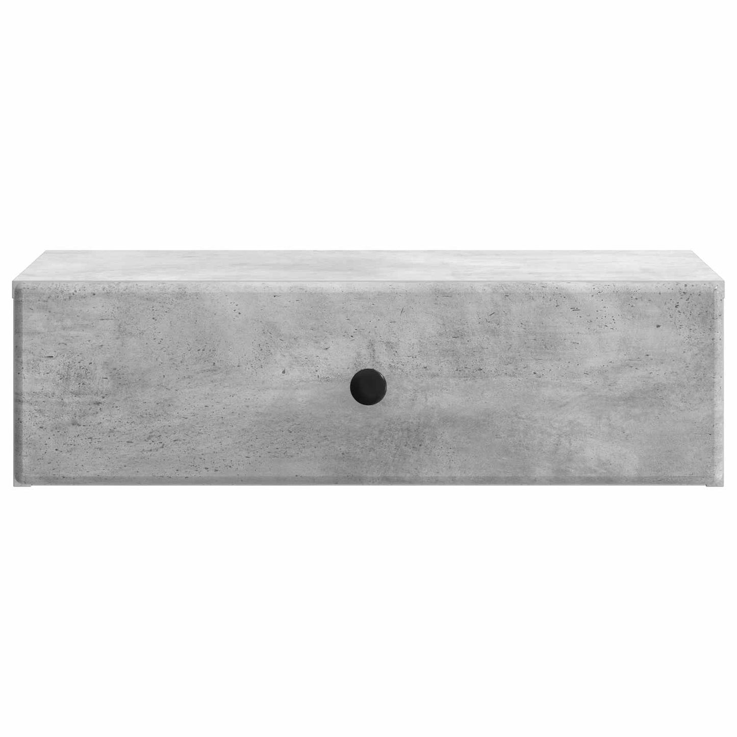 vidaXL Wall-Mounted Side Table Concrete Grey 59 x 34.5 x 17 cm