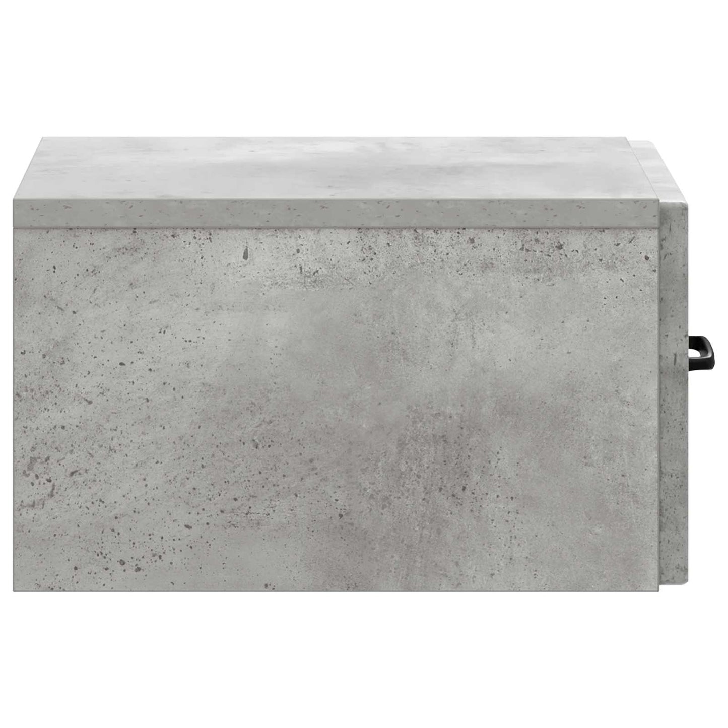 vidaXL Wall-Mounted Side Table Concrete Grey 59 x 34.5 x 17 cm