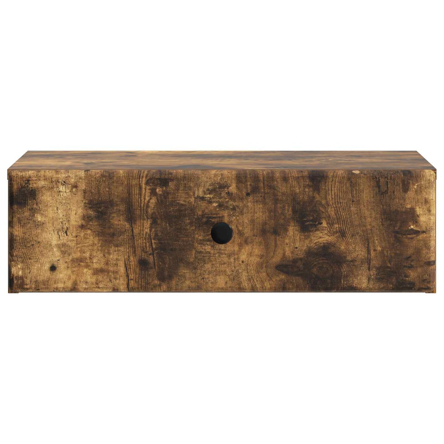 vidaXL Wall-Mounted Side Table Smoked Oak 59 x 34.5 x 17 cm