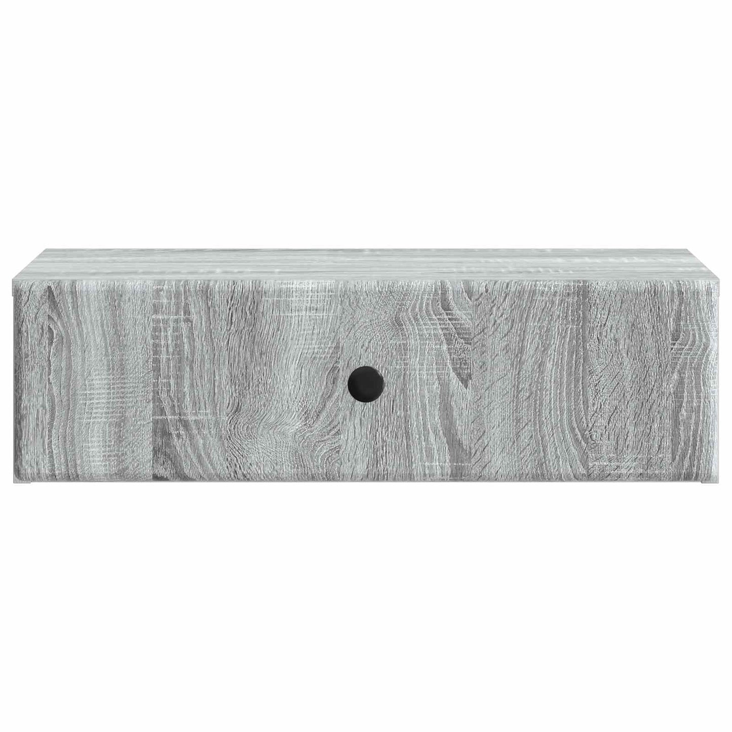 vidaXL Wall-Mounted Side Table Grey Sonoma 59 x 34.5 x 17 cm