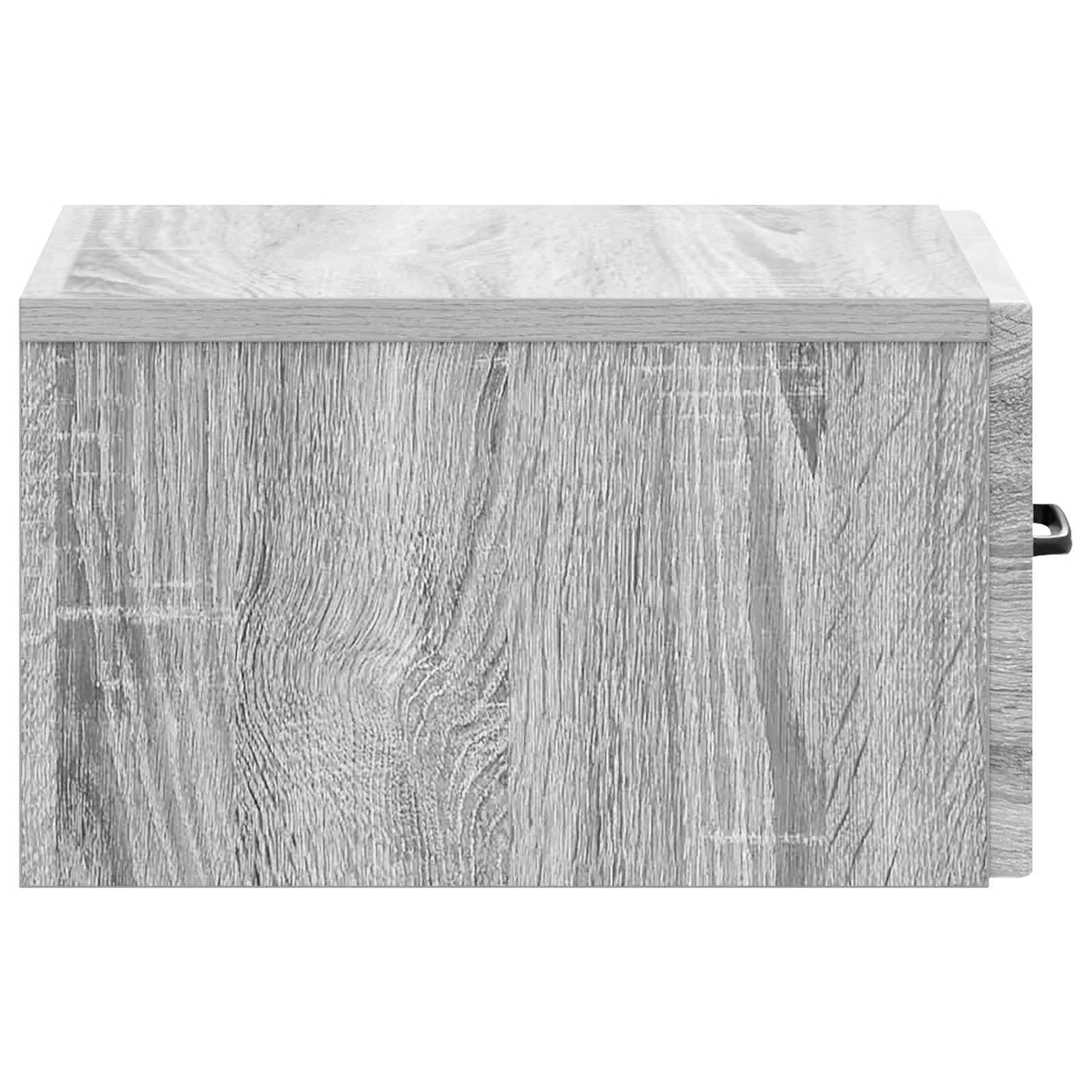 vidaXL Wall-Mounted Side Table Grey Sonoma 59 x 34.5 x 17 cm