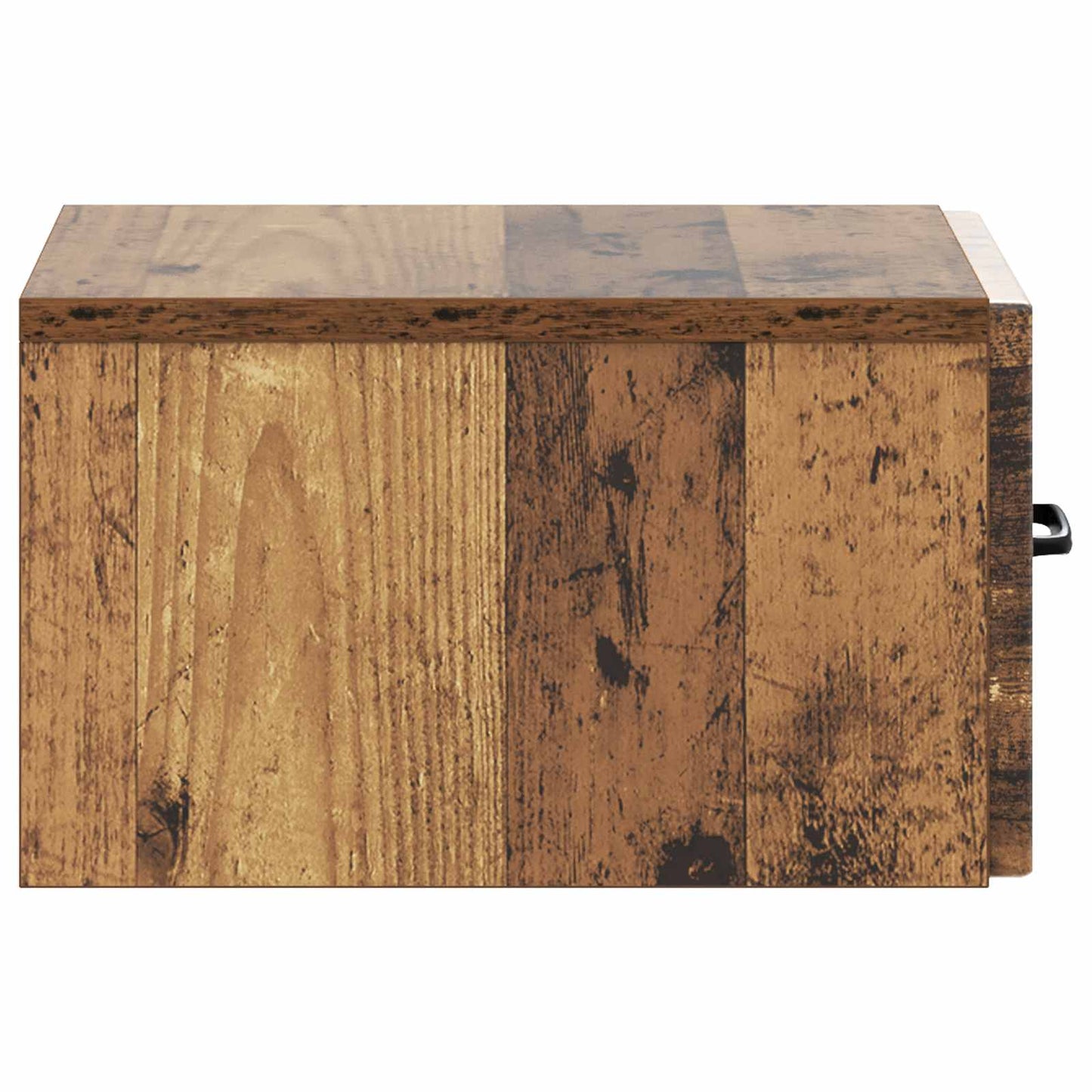 vidaXL Wall-Mounted Side Table Wall-mounted Old Wood 59 x 34.5 x 17 cm