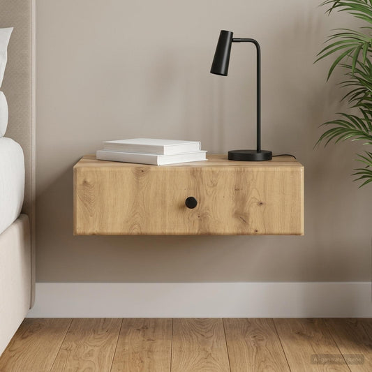 vidaXL Wall-Mounted Side Table 59 x 34.5 x 17 cm Engineered Wood