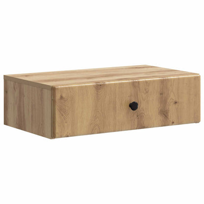 vidaXL Wall-Mounted Side Table 59 x 34.5 x 17 cm Engineered Wood