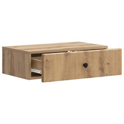 vidaXL Wall-Mounted Side Table 59 x 34.5 x 17 cm Engineered Wood