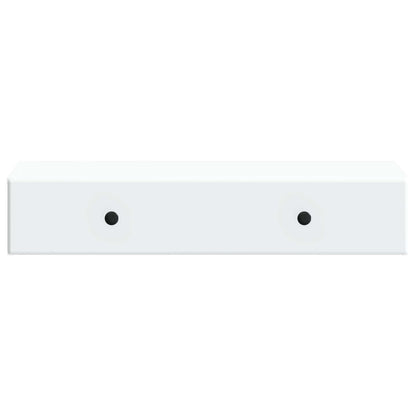 vidaXL Wall-Mounted Side Table Wall-mounted White 87.5 x 34.5 x 17 cm