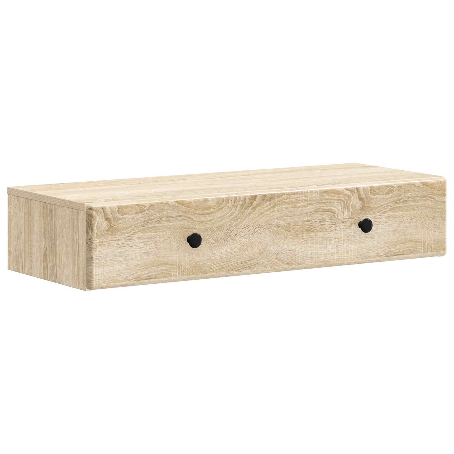 vidaXL Wall-Mounted Side Table Sonoma Oak 87.5 x 34.5 x 17 cm
