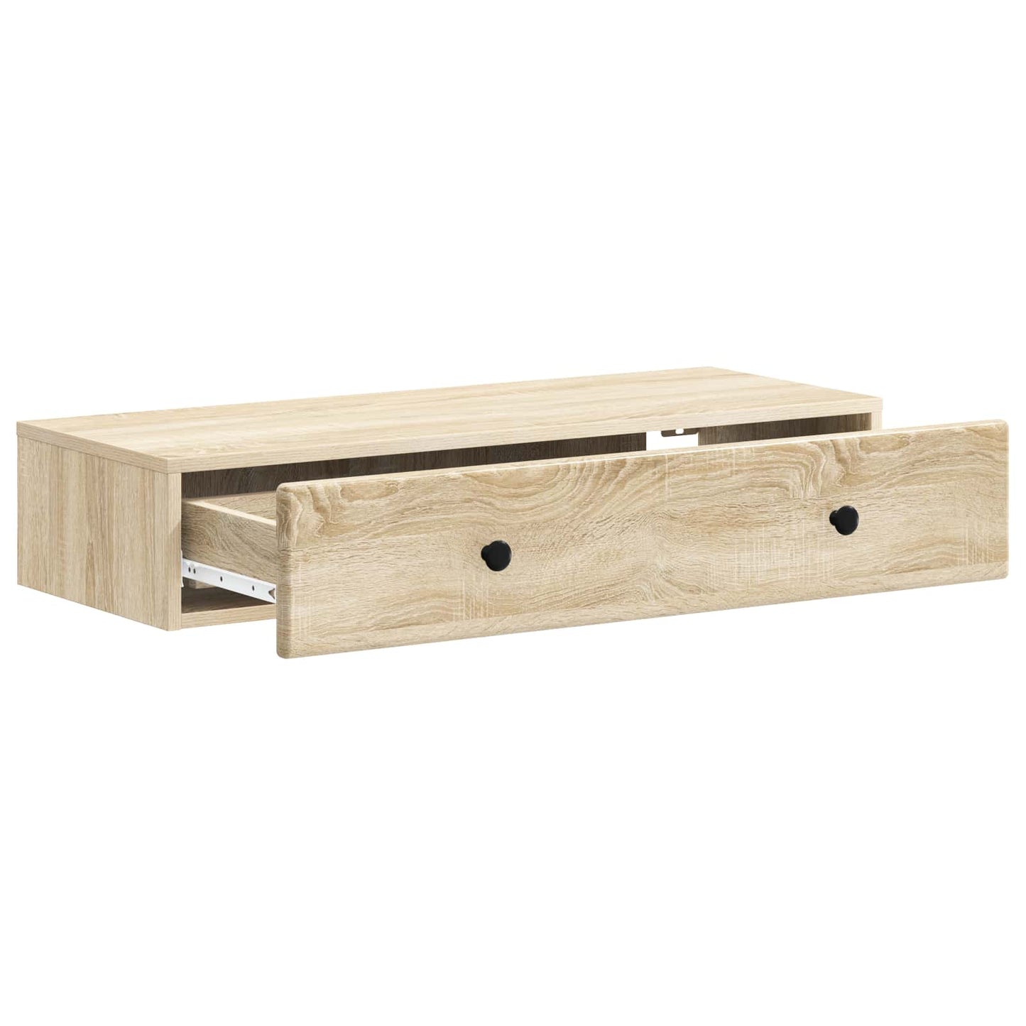 vidaXL Wall-Mounted Side Table Sonoma Oak 87.5 x 34.5 x 17 cm