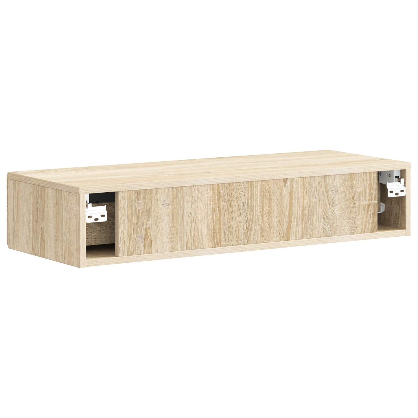 vidaXL Wall-Mounted Side Table Sonoma Oak 87.5 x 34.5 x 17 cm