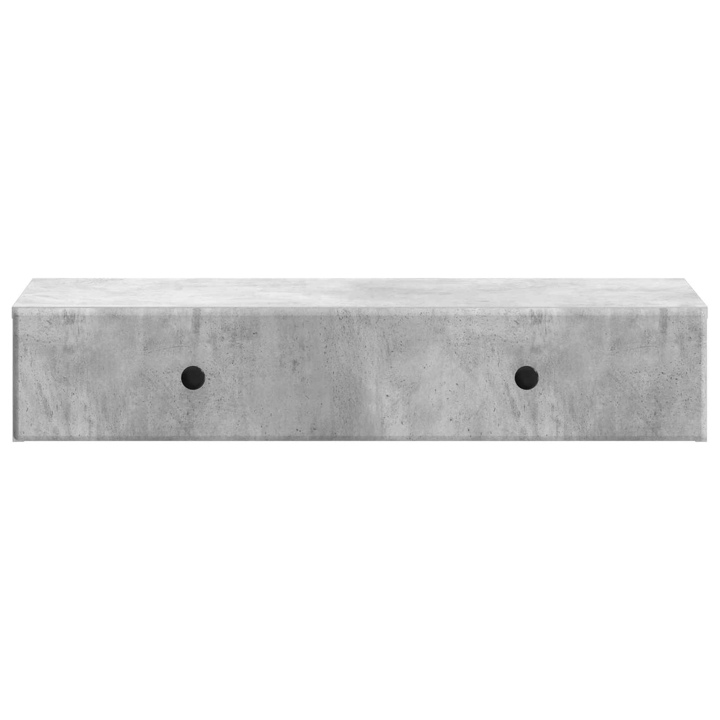vidaXL Wall-Mounted Side Table Concrete Grey 87.5 x 34.5 x 17 cm