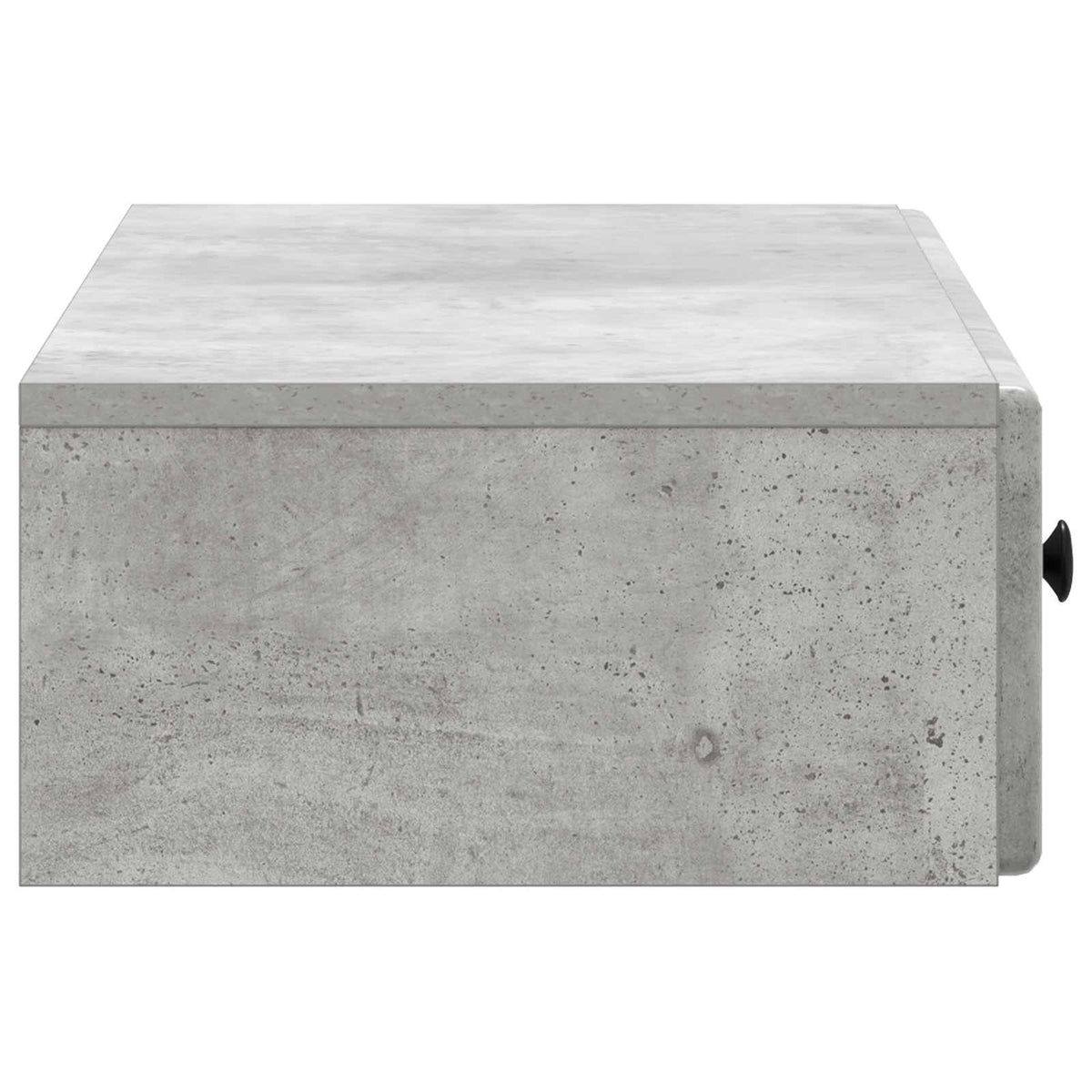 vidaXL Wall-Mounted Side Table Concrete Grey 87.5 x 34.5 x 17 cm