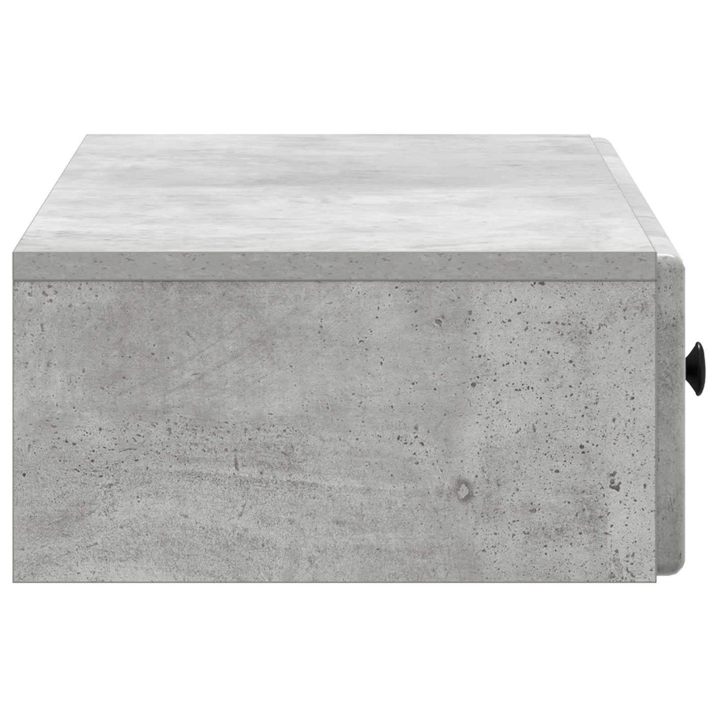 vidaXL Wall-Mounted Side Table Concrete Grey 87.5 x 34.5 x 17 cm