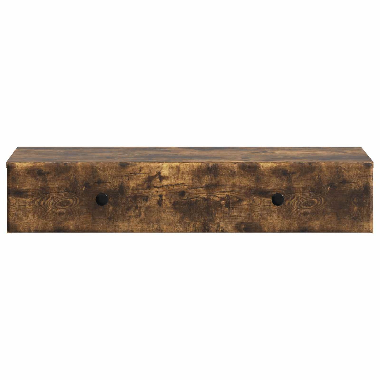 vidaXL Wall-Mounted Side Table Smoked Oak 87.5 x 34.5 x 17 cm