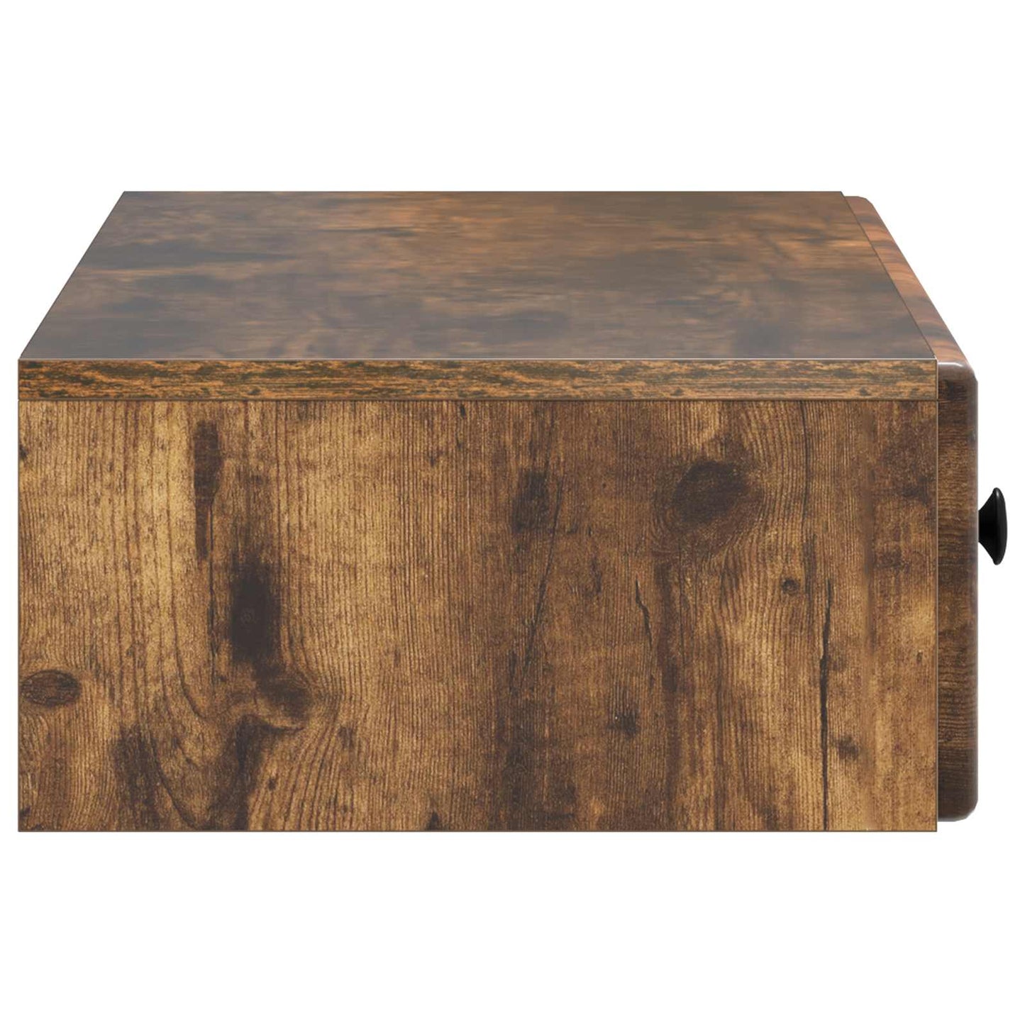 vidaXL Wall-Mounted Side Table Smoked Oak 87.5 x 34.5 x 17 cm