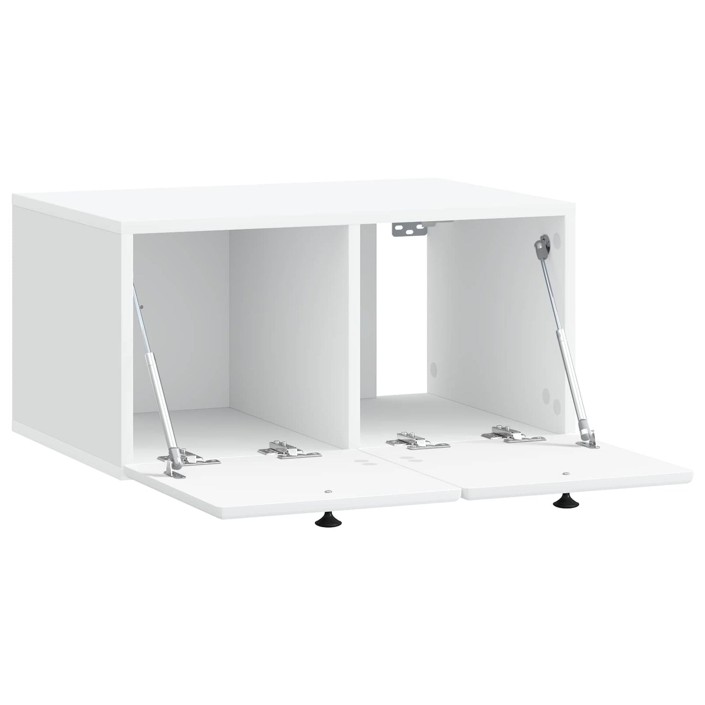 vidaXL Wall-Mounted TV Cabinet 59.5 x 41 x 30 cm White Engineered Wood