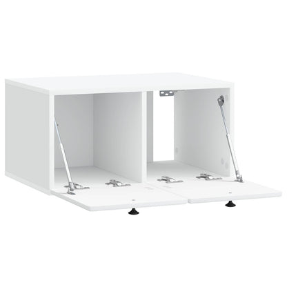 vidaXL Wall-Mounted TV Cabinet 59.5 x 41 x 30 cm White Engineered Wood