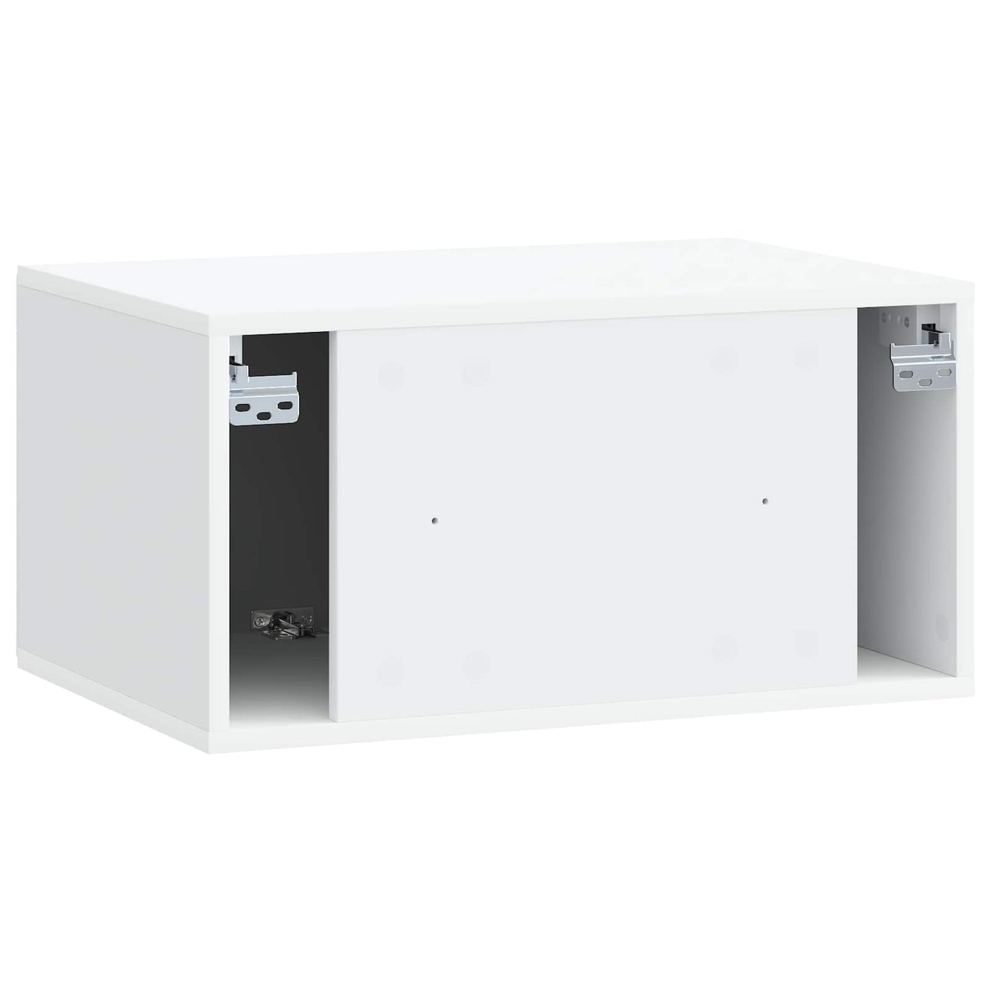 vidaXL Wall-Mounted TV Cabinet 59.5 x 41 x 30 cm White Engineered Wood