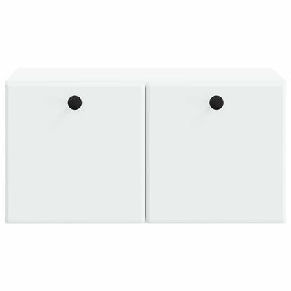 vidaXL Wall-Mounted TV Cabinet 59.5 x 41 x 30 cm White Engineered Wood