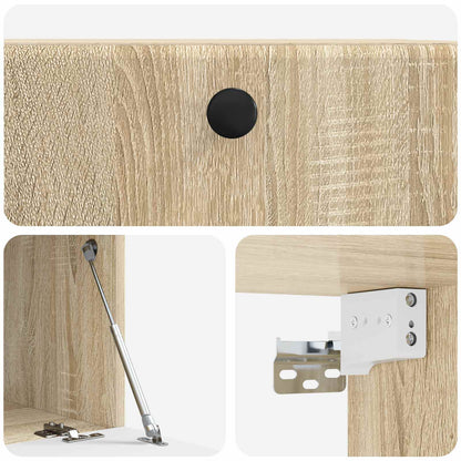 vidaXL Wall-Mounted TV Cabinet 59.5 x 41 x 30 cm Sonoma Oak
