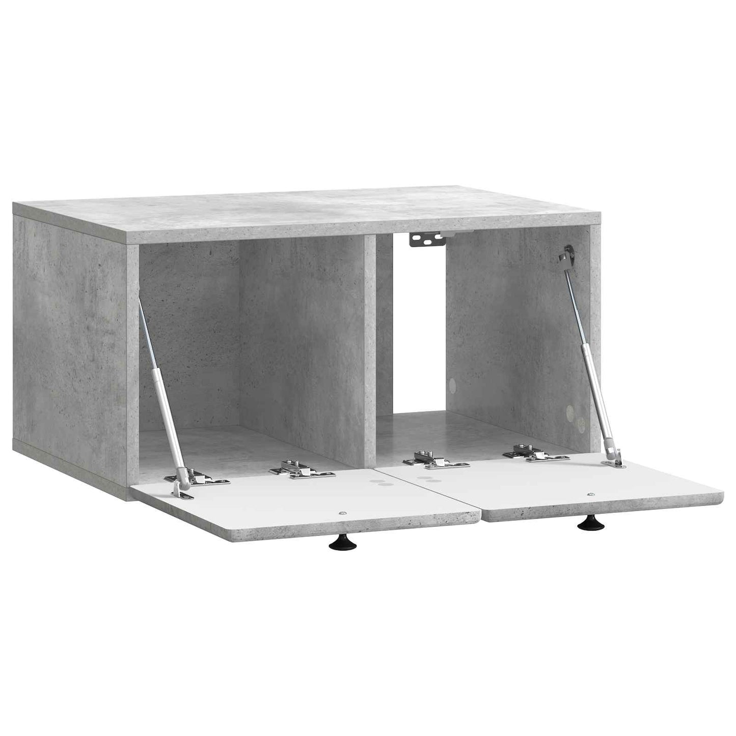 vidaXL Wall-Mounted TV Cabinet 59.5 x 41 x 30 cm Concrete Grey