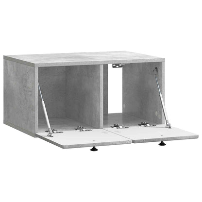 vidaXL Wall-Mounted TV Cabinet 59.5 x 41 x 30 cm Concrete Grey