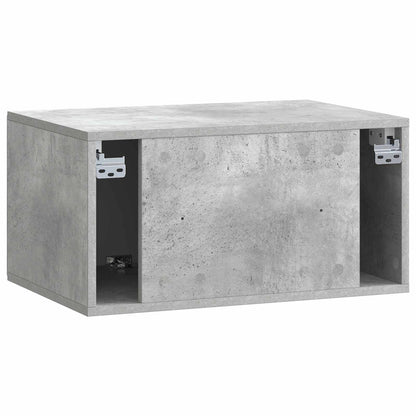 vidaXL Wall-Mounted TV Cabinet 59.5 x 41 x 30 cm Concrete Grey